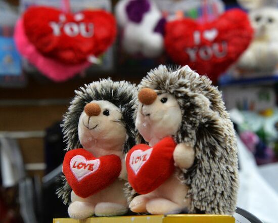 Preparations for St. Valentine's Day