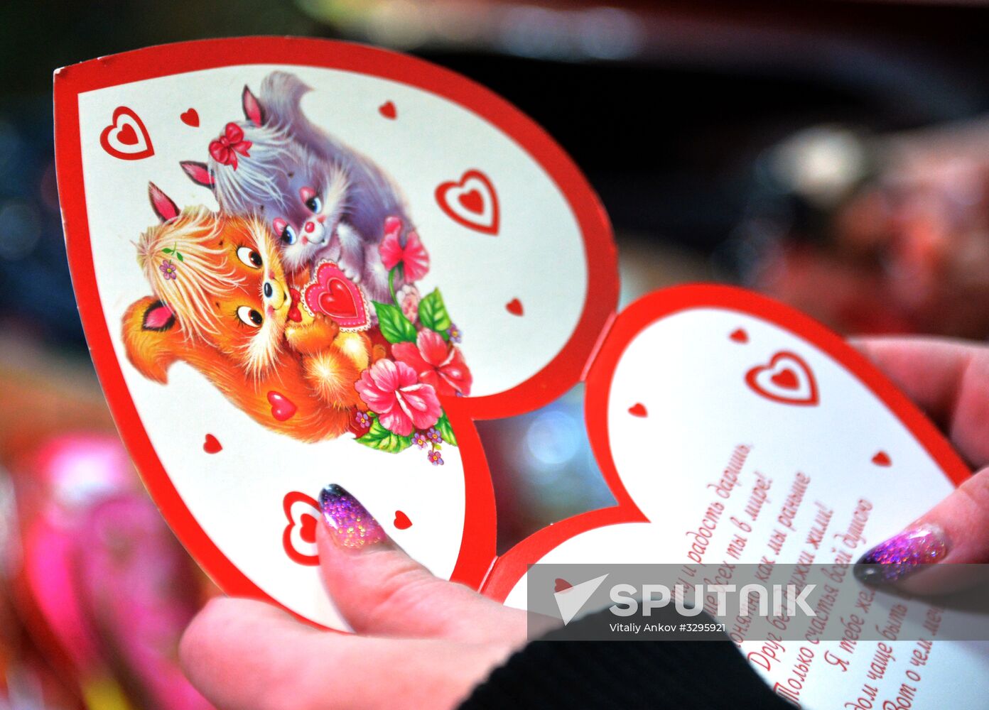 Preparations for St. Valentine's Day