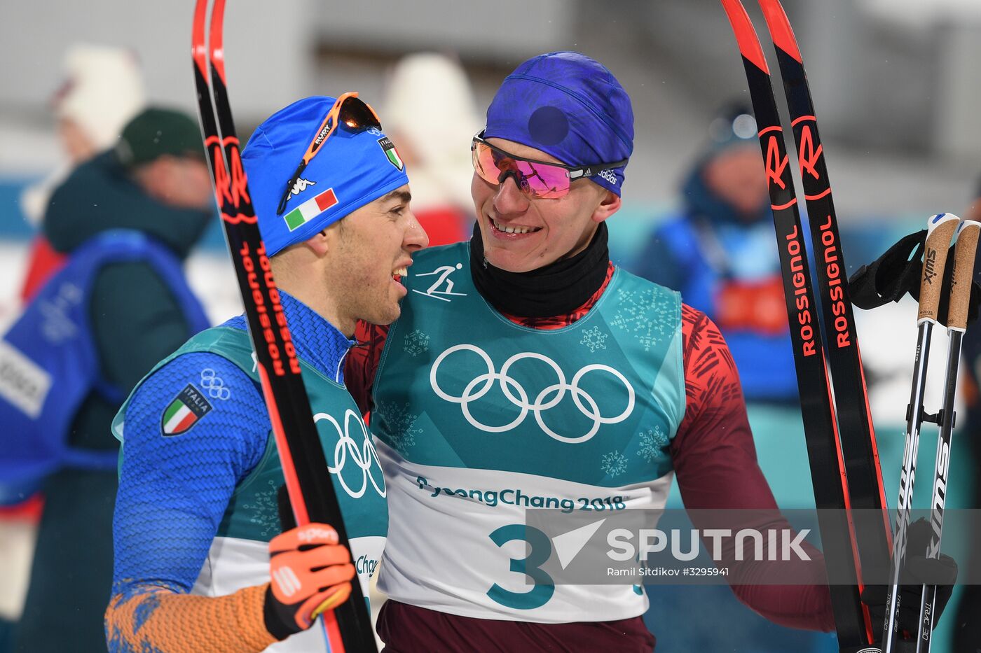 2018 Winter Olympics. Cross-country skiing. Men. Sprint