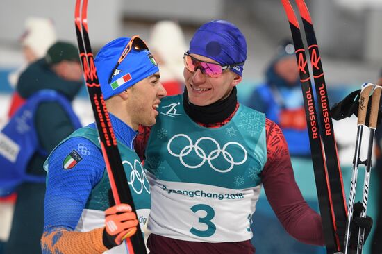 2018 Winter Olympics. Cross-country skiing. Men. Sprint