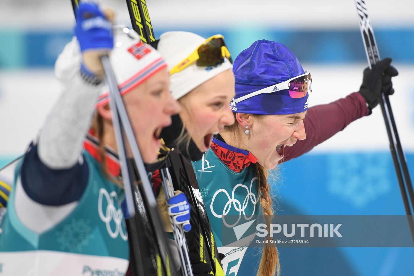 2018 Winter Olympics. Cross-country skiing. Women. Sprint
