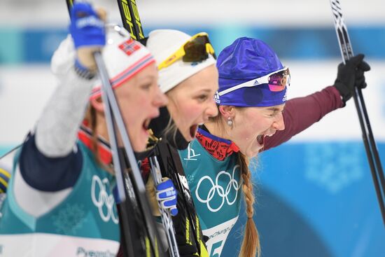 2018 Winter Olympics. Cross-country skiing. Women. Sprint