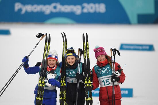 2018 Winter Olympics. Cross-country skiing. Women. Sprint