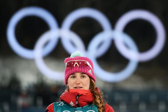 2018 Winter Olympics. Cross-country skiing. Women. Sprint