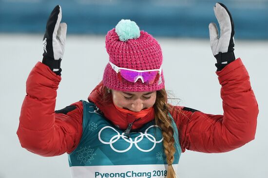 2018 Winter Olympics. Cross-country skiing. Women. Sprint