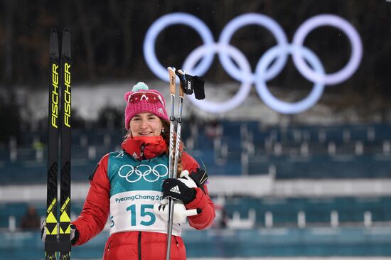 2018 Winter Olympics. Cross-country skiing. Women. Sprint