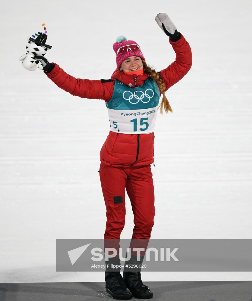 2018 Winter Olympics. Cross-country skiing. Women. Sprint