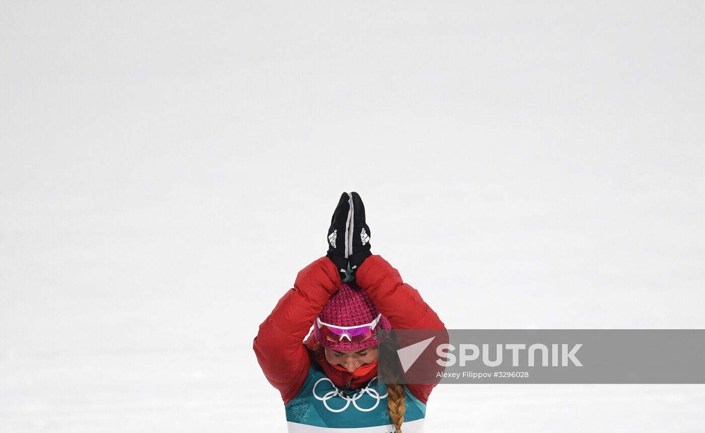 2018 Winter Olympics. Cross-country skiing. Women. Sprint