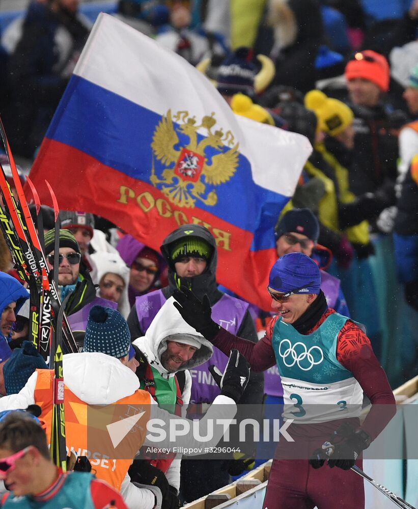 2018 Winter Olympics. Cross-country skiing. Men. Sprint
