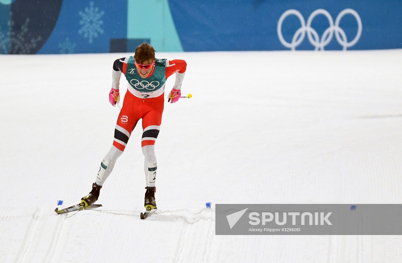 2018 Winter Olympics. Cross-country skiing. Men. Sprint