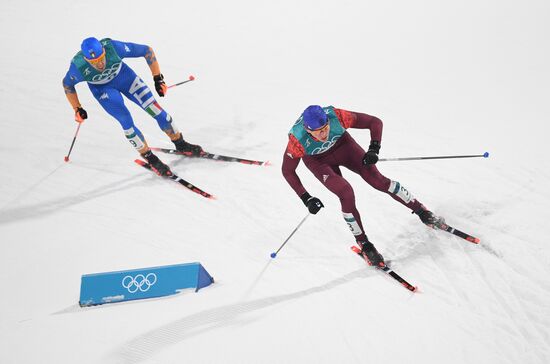 2018 Winter Olympics. Cross-country skiing. Men. Sprint