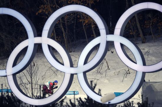2018 Winter Olympics. Cross-country skiing. Men. Sprint