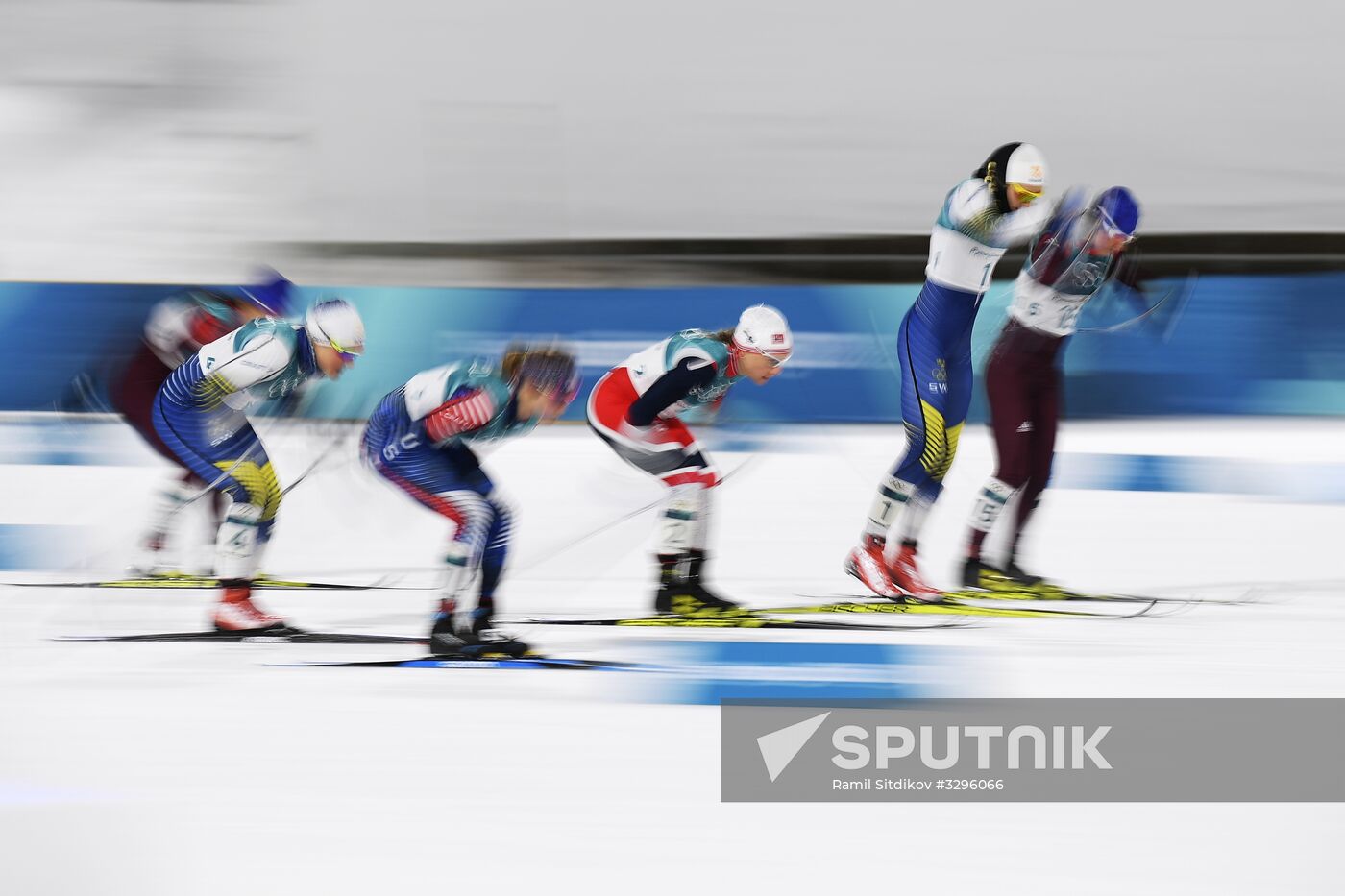 2018 Winter Olympics. Cross-Country Skiing. Women. Sprint