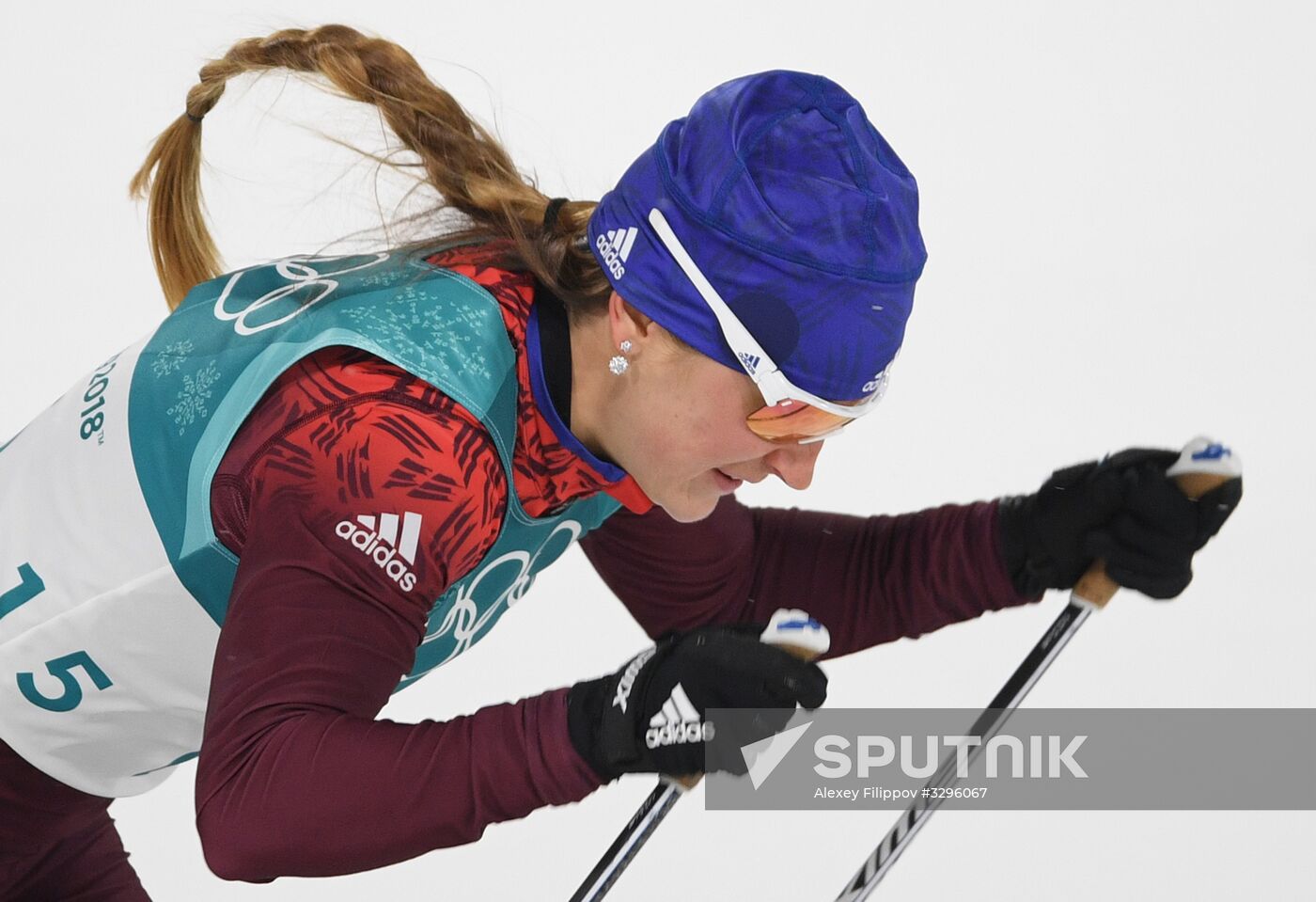 2018 Winter Olympics. Cross-country skiing. Women. Sprint