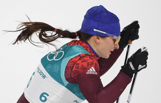 2018 Winter Olympics. Cross-country skiing. Women. Sprint