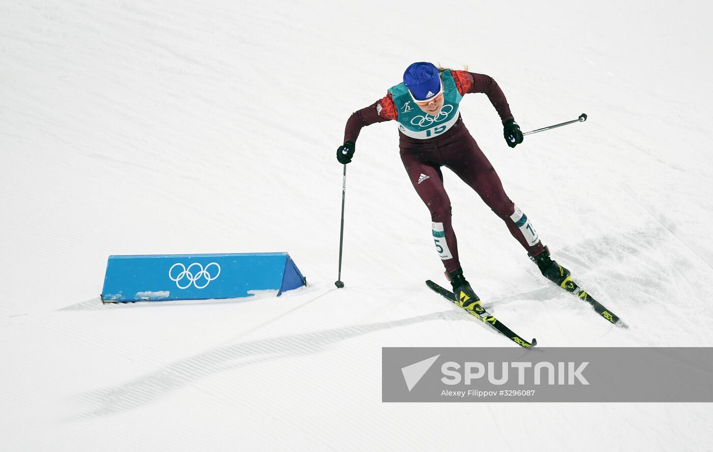 2018 Winter Olympics. Cross-country skiing. Women. Sprint