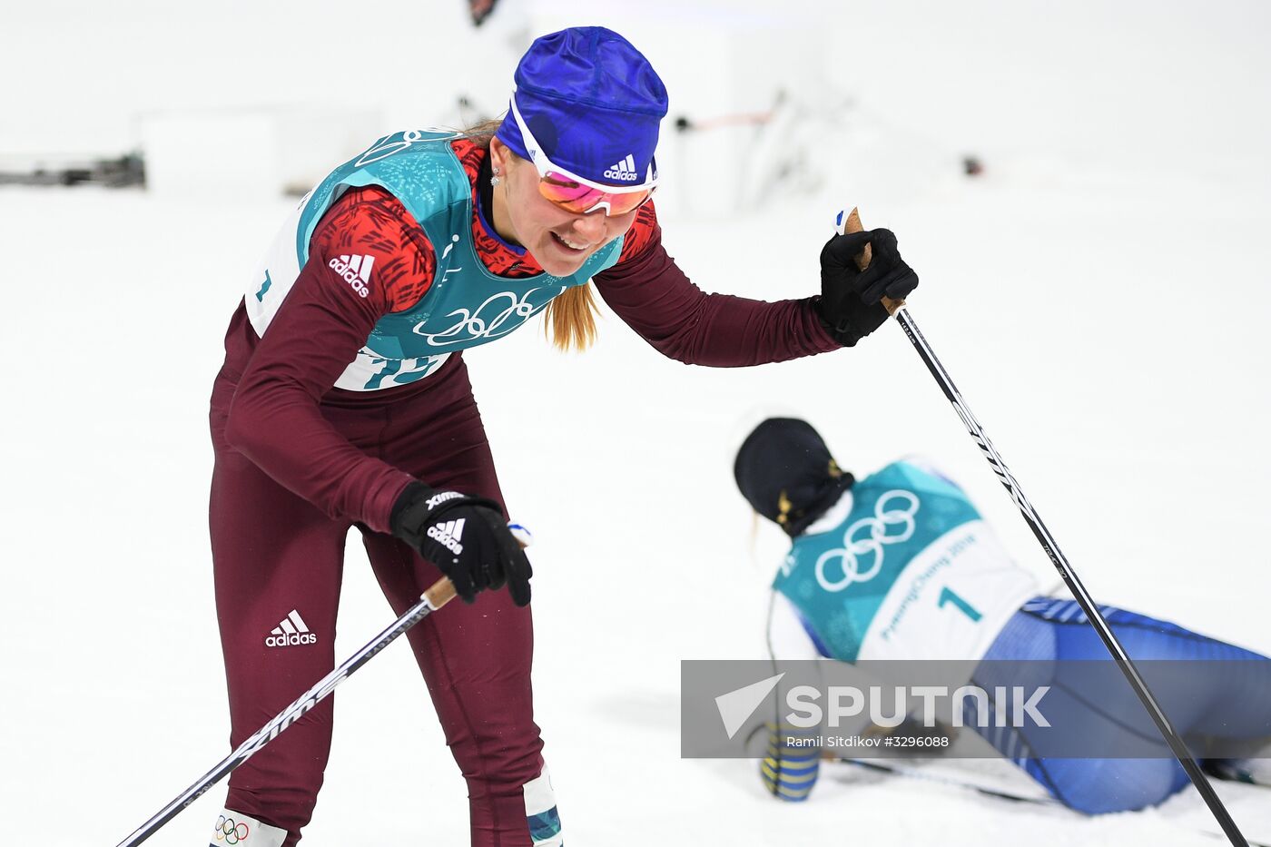 2018 Winter Olympics. Cross-Country Skiing. Women. Sprint
