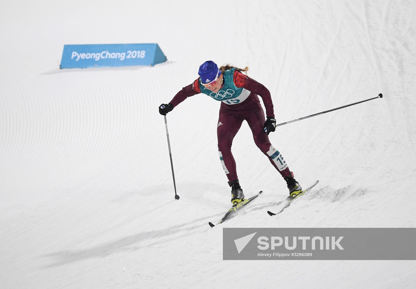 2018 Winter Olympics. Cross-country skiing. Women. Sprint