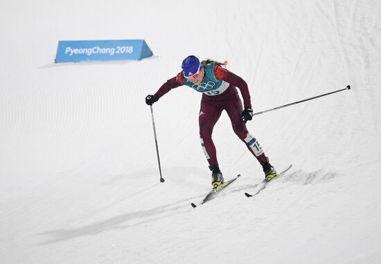 2018 Winter Olympics. Cross-country skiing. Women. Sprint