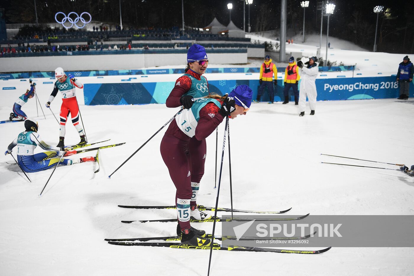 2018 Winter Olympics. Cross-country skiing. Women. Sprint