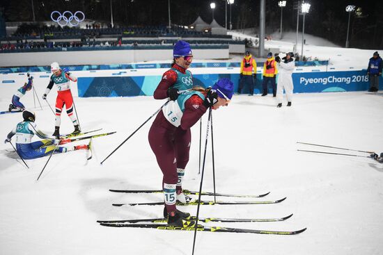 2018 Winter Olympics. Cross-country skiing. Women. Sprint