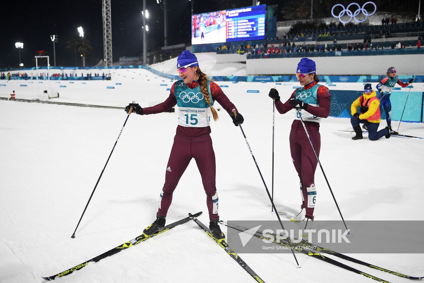 2018 Winter Olympics. Cross-country skiing. Women. Sprint
