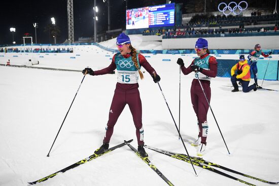 2018 Winter Olympics. Cross-country skiing. Women. Sprint