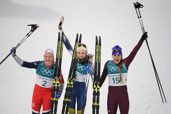 2018 Winter Olympics. Cross-Country Skiing. Women. Sprint