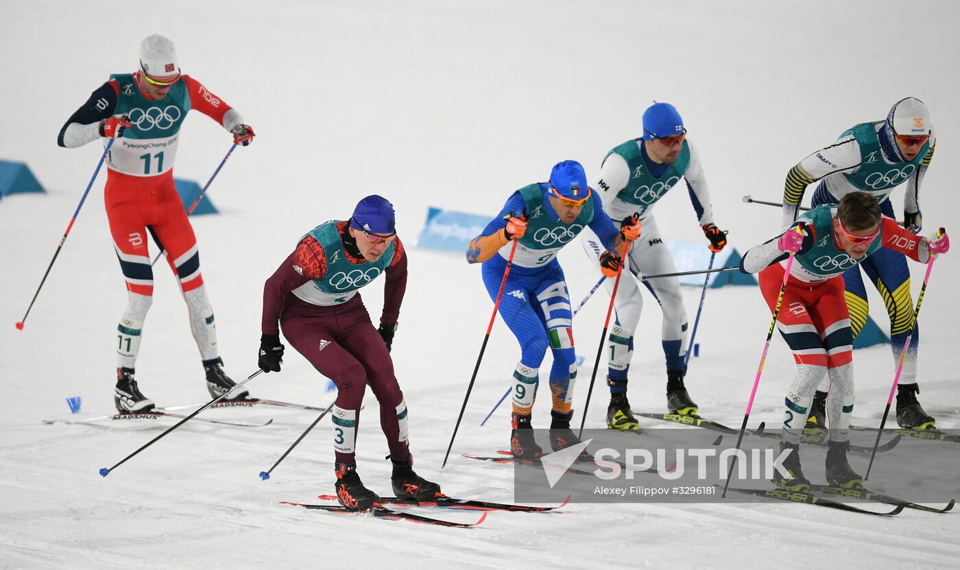2018 Winter Olympics. Cross-Country Skiing. Men. Sprint