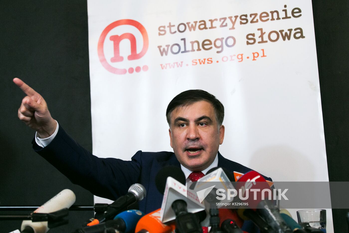 News conference by Mikheil Saakashvili in Warsaw