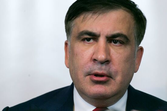 News conference by Mikheil Saakashvili in Warsaw