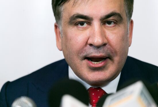 News conference by Mikheil Saakashvili in Warsaw