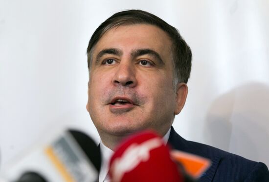 News conference by Mikheil Saakashvili in Warsaw