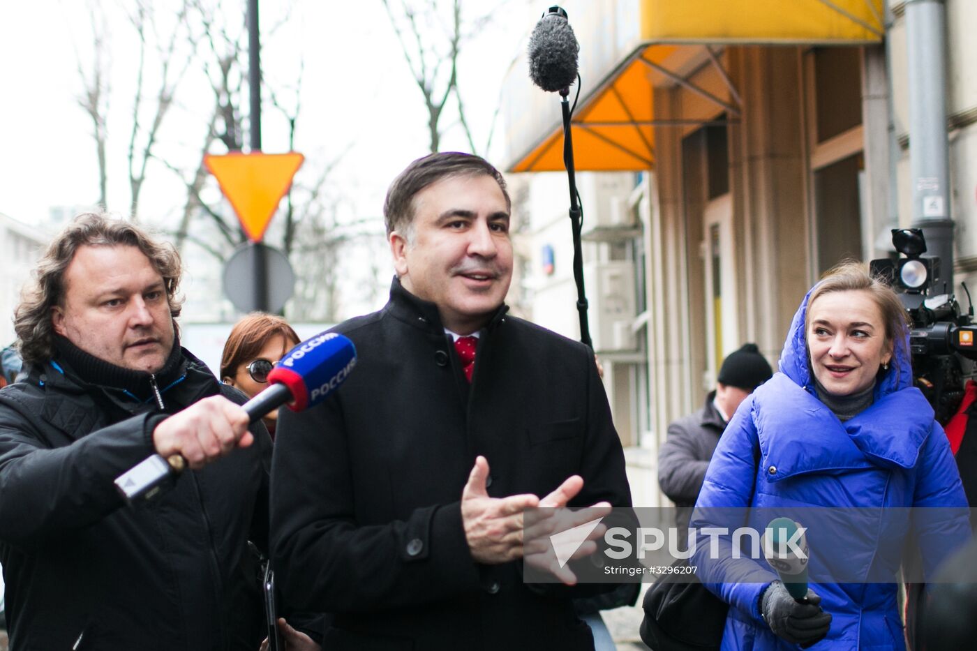 News conference by Mikheil Saakashvili in Warsaw