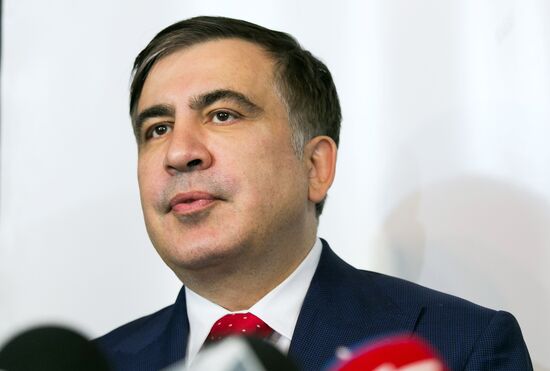 News conference by Mikheil Saakashvili in Warsaw