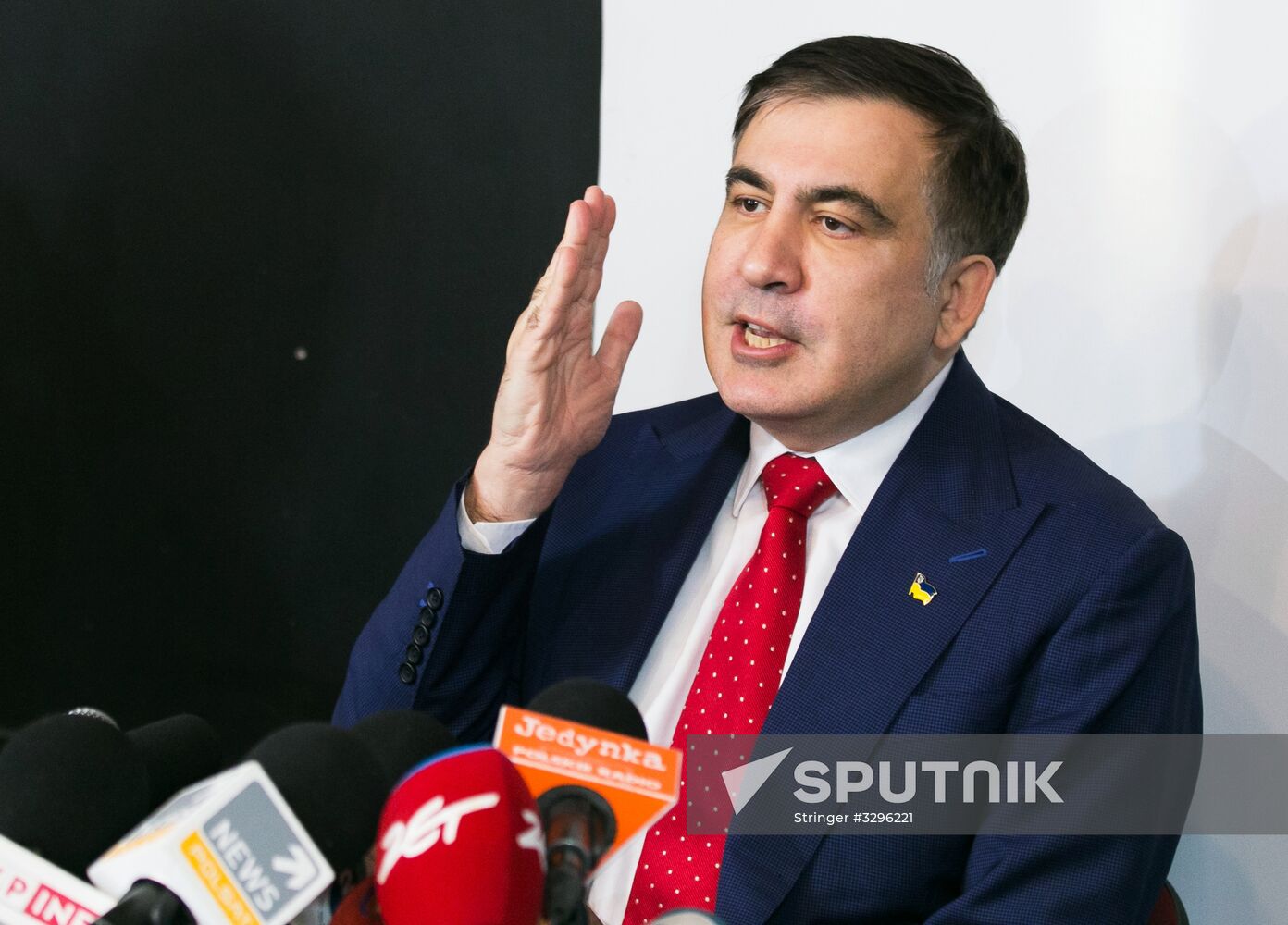 News conference by Mikheil Saakashvili in Warsaw