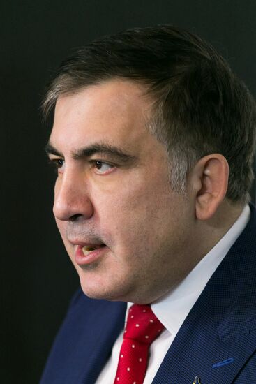 News conference by Mikheil Saakashvili in Warsaw