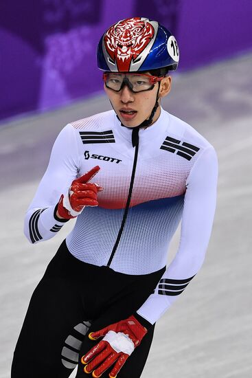 2018 Winter Olympics. Short track speed skating. Day two