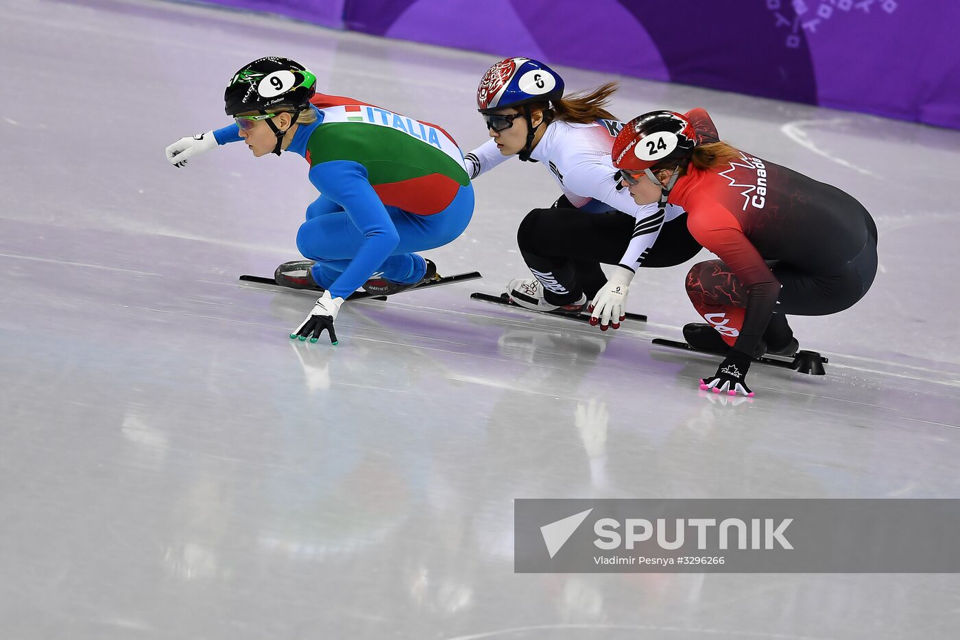 2018 Winter Olympics. Short track speed skating. Day two
