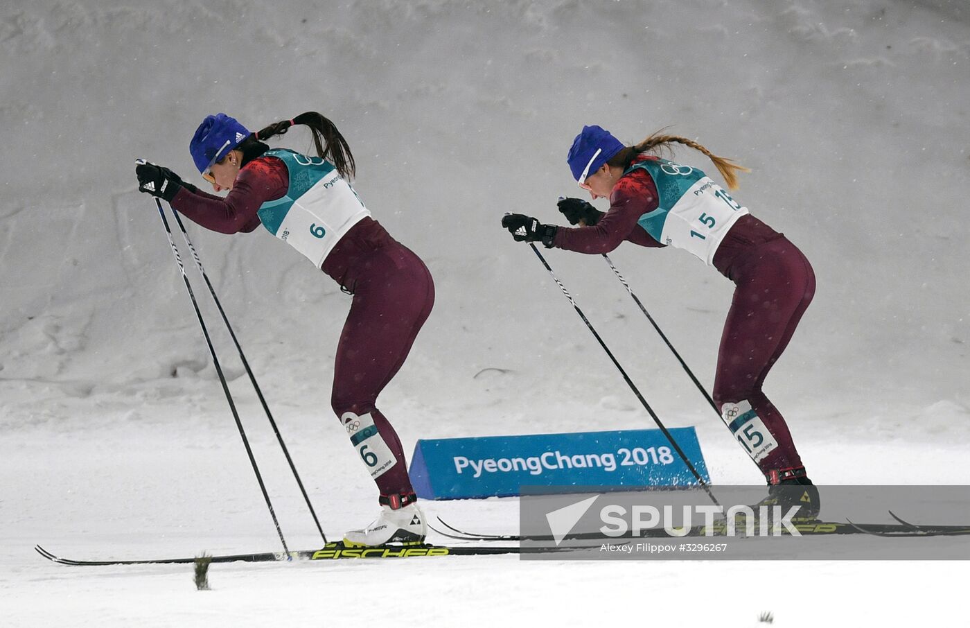2018 Winter Olympics. Cross-Country Skiing. Women. Sprint