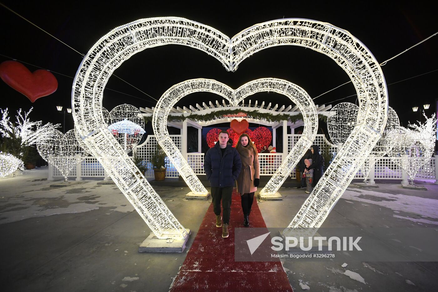 Preparations for St. Valentine's Day