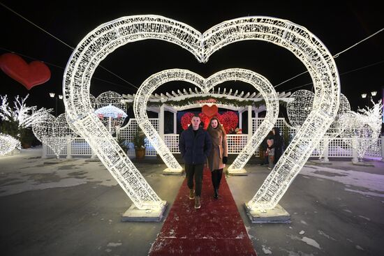 Preparations for St. Valentine's Day