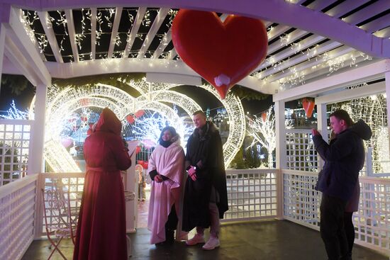 Preparations for St. Valentine's Day