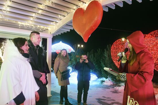 Preparations for St. Valentine's Day