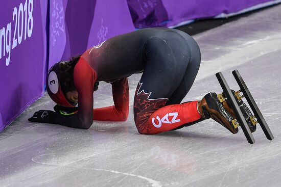 2018 Winter Olympics. Short track speed skating. Day two