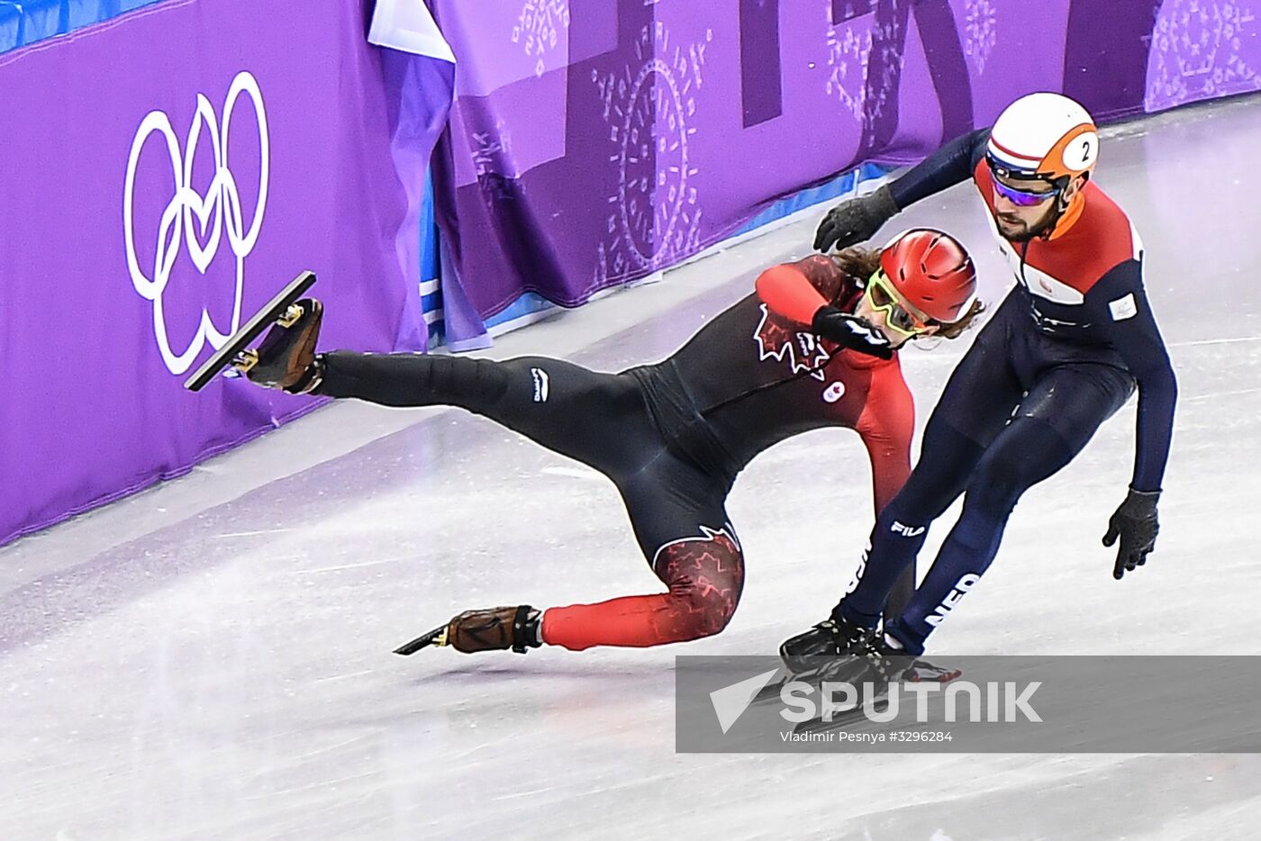 2018 Winter Olympics. Short track speed skating. Day two