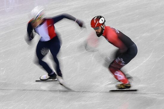 2018 Winter Olympics. Short track speed skating. Day two