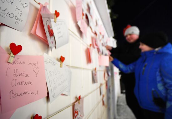 Preparations for St. Valentine's Day