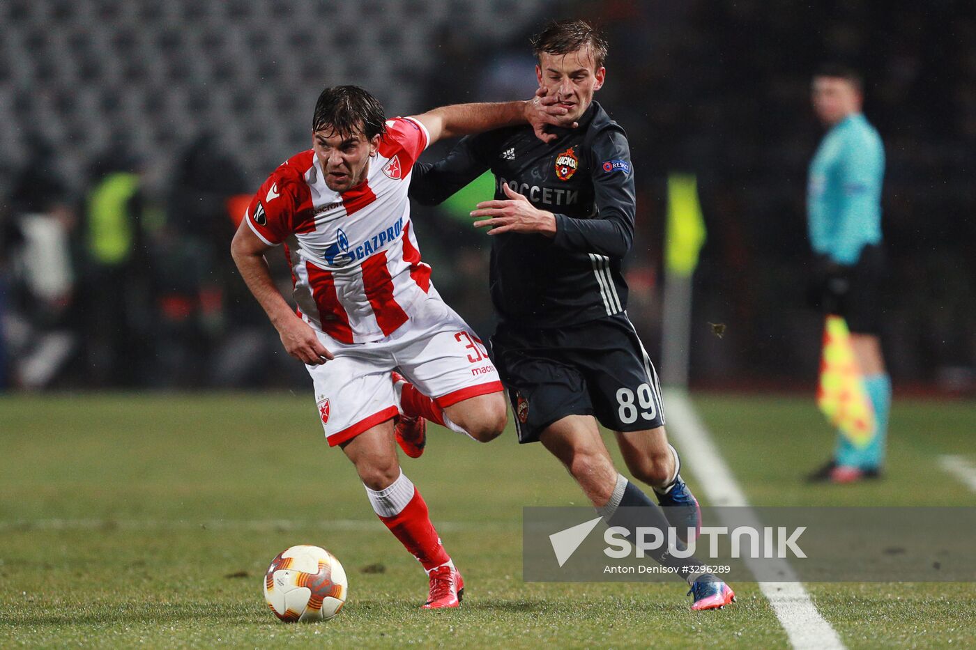 Football. UEFA Europa League. Crvena Zvezda vs. CSKA