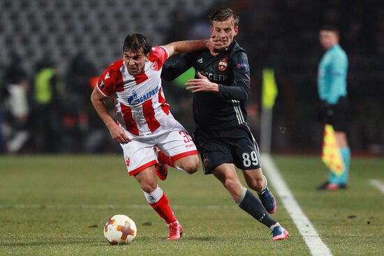 Football. UEFA Europa League. Crvena Zvezda vs. CSKA